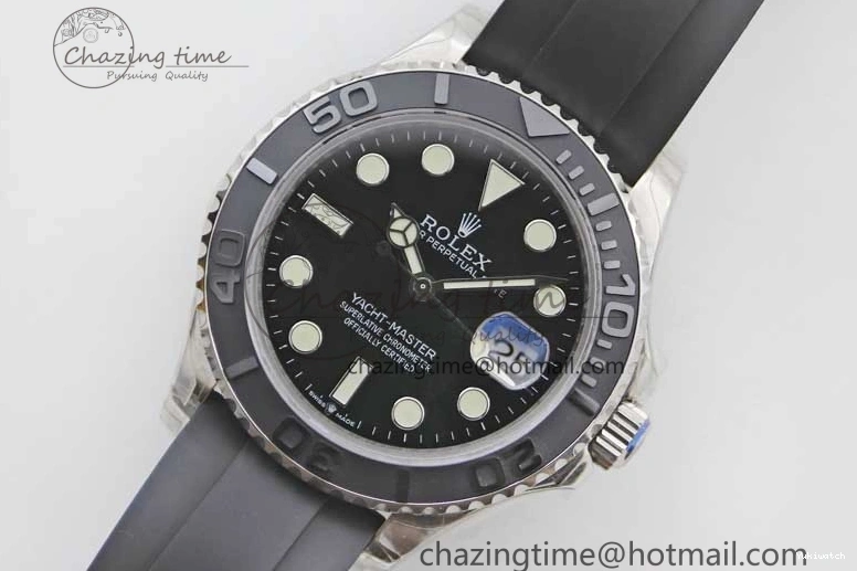 42mm Ceramic VR3235 Black on Strap Bezel 226659 1:1 TWA Oysterflex Best 3D Edition Yacht-Master 0226